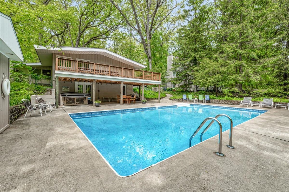 House exterior from yard