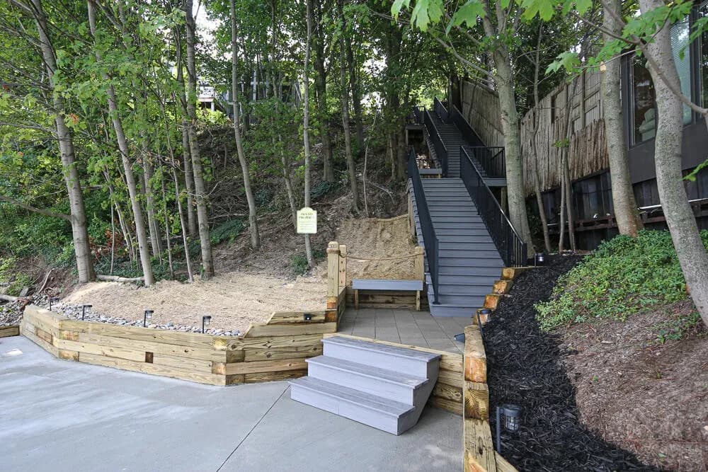 Stairs to Private Deeded Beach
