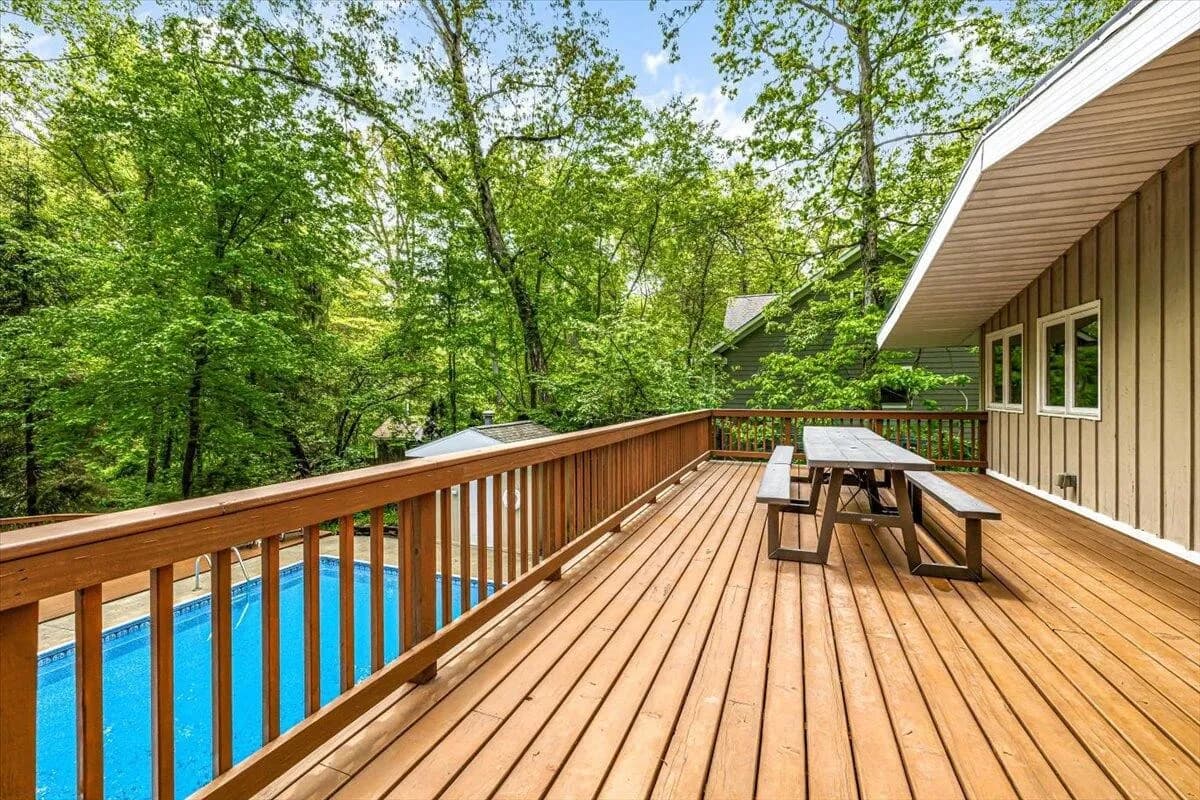 Upper Deck Overlooking Pool Area